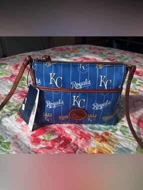 Dooney & Bourke Blue Kansas City Royals Ginger Crossbody